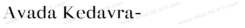 Avada Kedavra字体转换